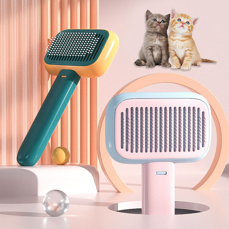 pet self cleaning brush