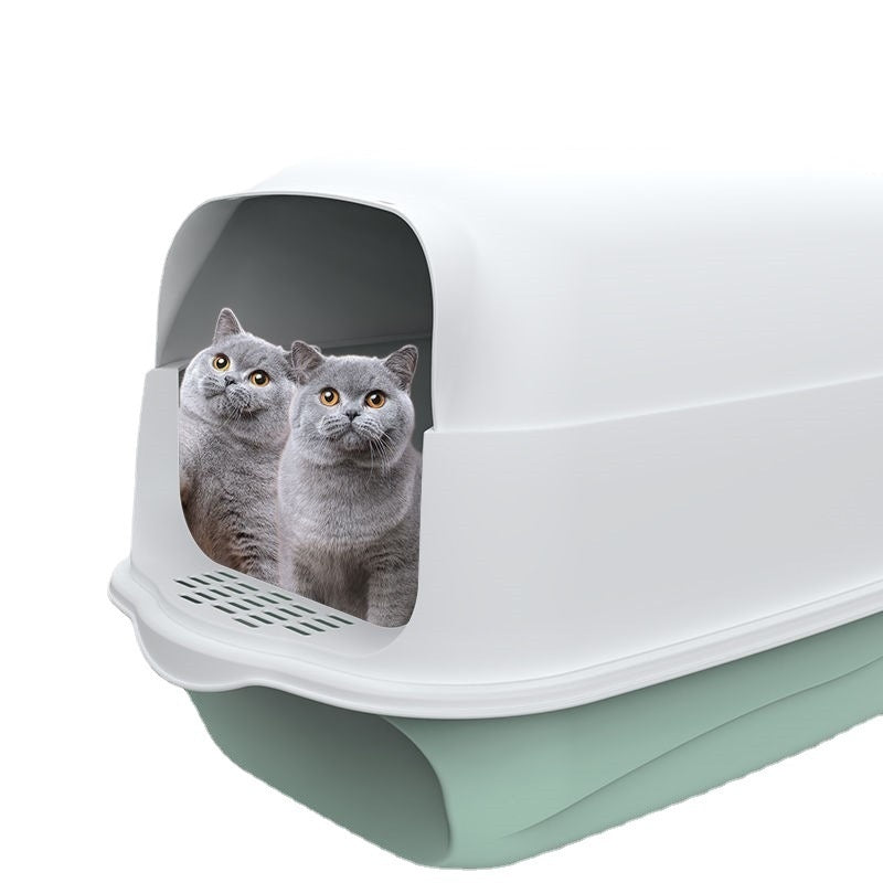 Closed Anti-Odor Litter Box for Cats