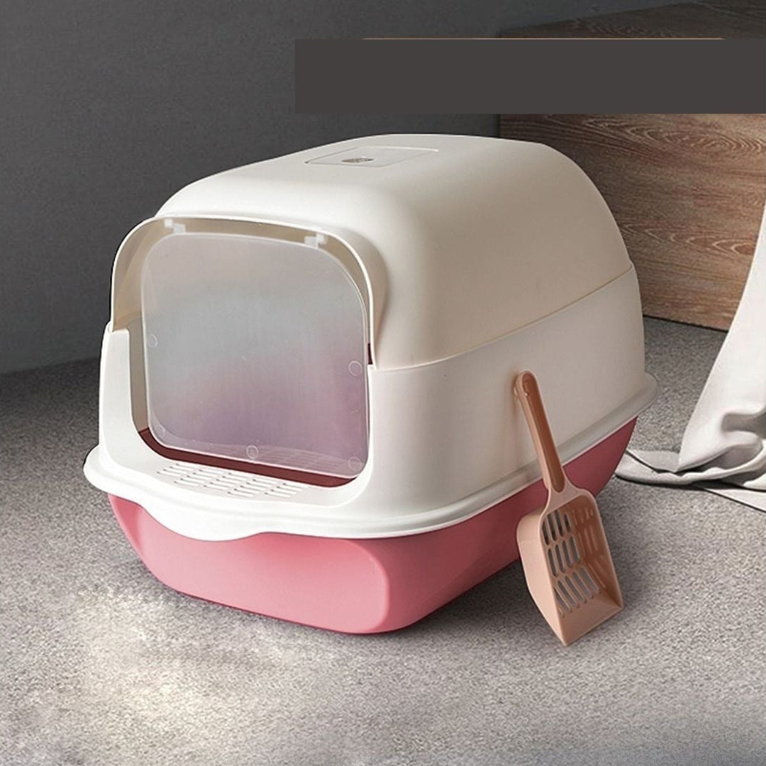 Closed Anti-Odor Litter Box for Cats