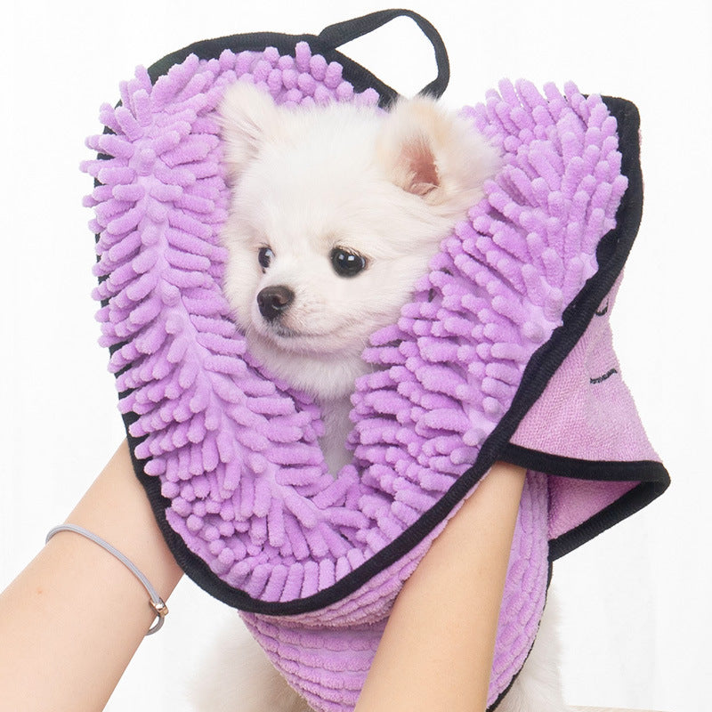 Toalla ultra absorbente de microfibra para mascotas